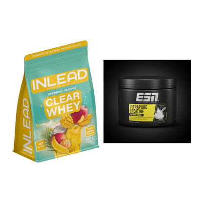 Muskelaufbau-Set: INLEAD Clear Whey + ESN Ultrapure Creatine – alle enthaltenen Artikel