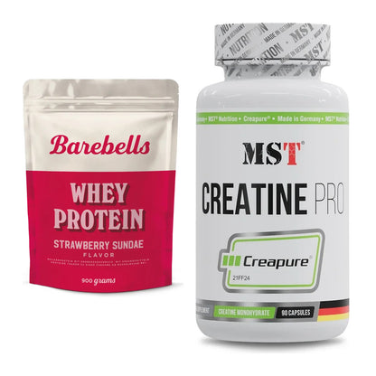 Muskelaufbau-Set: Barebells Whey Protein + MST Creatine Pro CREAPURE – alle enthaltenen Artikel