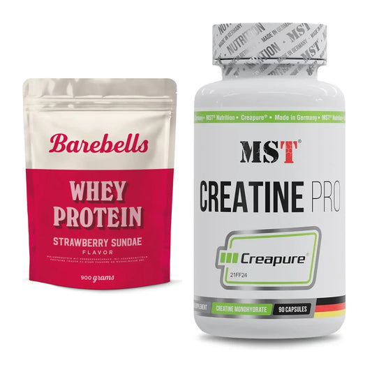 Muskelaufbau-Set: Barebells Whey Protein + MST Creatine Pro CREAPURE – alle enthaltenen Artikel
