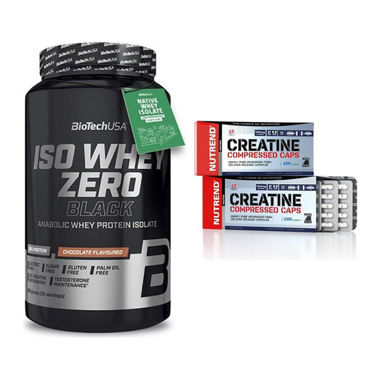 Muskelaufbau-Set: BioTech Iso Whey Zero + Nutrend Creatine – alle enthaltenen Artikel