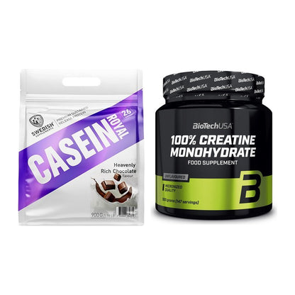 Muskelaufbau-Set: Swedish Supplements + BioTech Creatine – alle enthaltenen Artikel