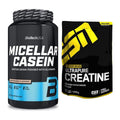 Muskelaufbau-Set: BioTech Micellar Casein + ESN Ultrapure Creatine – alle enthaltenen Artikel