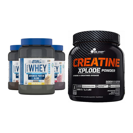 Muskelaufbau-Set: Applied Nutrition + Olimp Creatine Xplode – alle enthaltenen Artikel