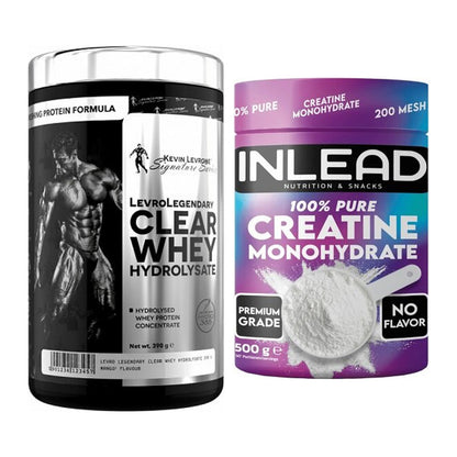 Muskelaufbau-Set: Kevin Levrone Clear Whey + INLEAD Creatine – alle enthaltenen Artikel