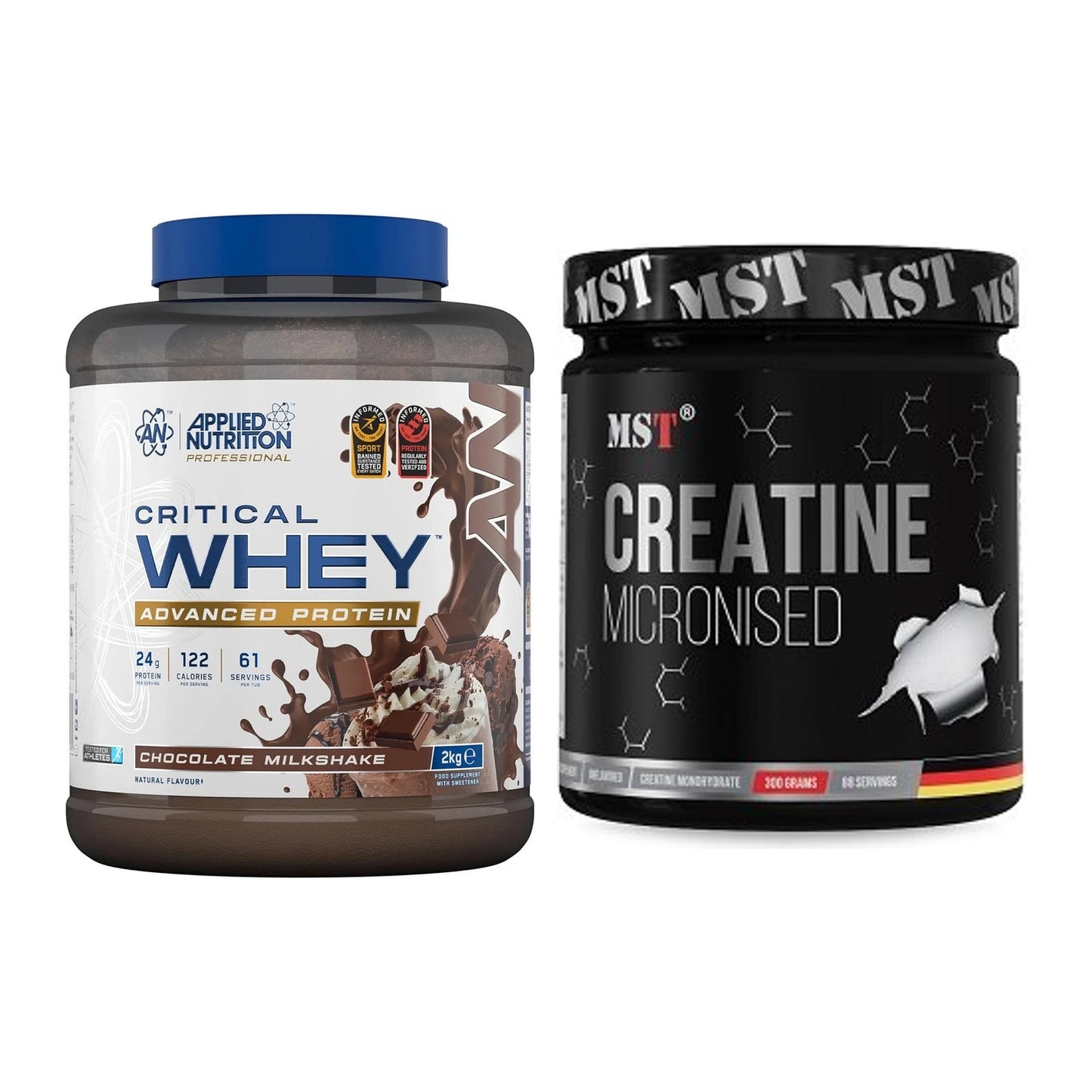 Muskelaufbau-Set: Applied Nutrition + MST Creatin Monohydrate – alle enthaltenen Artikel