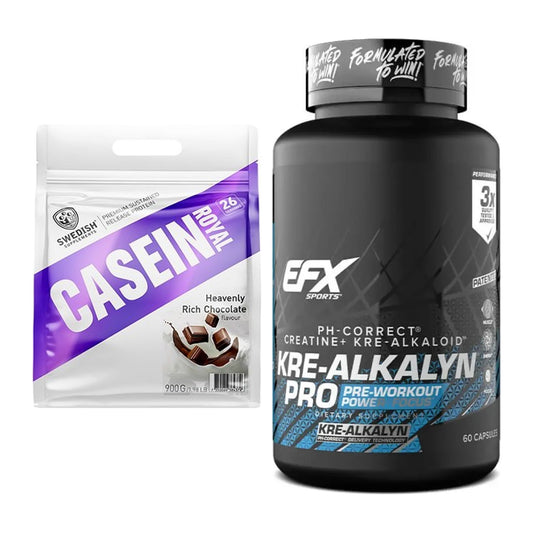 Muskelaufbau-Set: Swedish Supplements + EFX Kre-Alkalyn PRO – alle enthaltenen Artikel