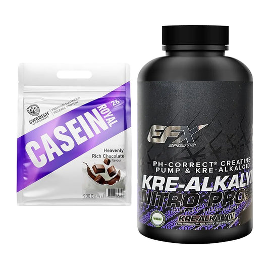 Muskelaufbau-Set: Swedish Supplements + EFX Kre-Alkalyn PRO 120 – alle enthaltenen Artikel