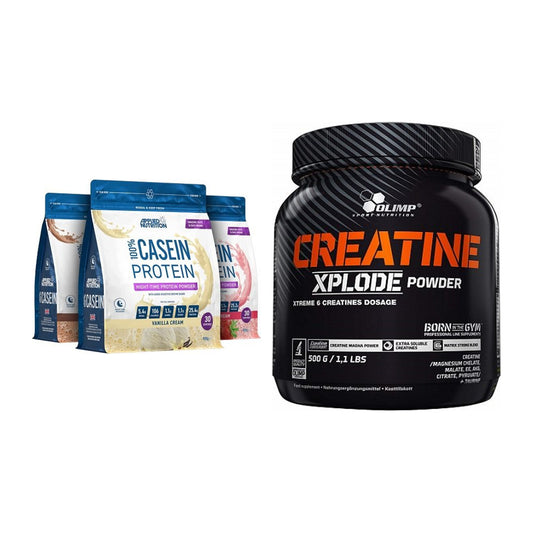 Muskelaufbau-Set: Applied Nutrition 100% + Olimp Creatine Xplode – alle enthaltenen Artikel