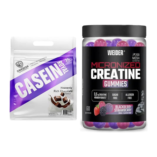 Muskelaufbau-Set: Swedish Supplements + Weider Micronized – alle enthaltenen Artikel