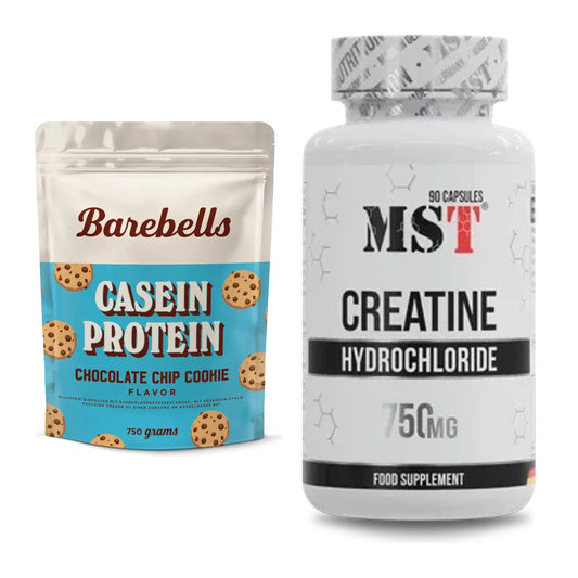 Muskelaufbau-Set: Barebells Casein Protein + MST Creatin HCL – alle enthaltenen Artikel