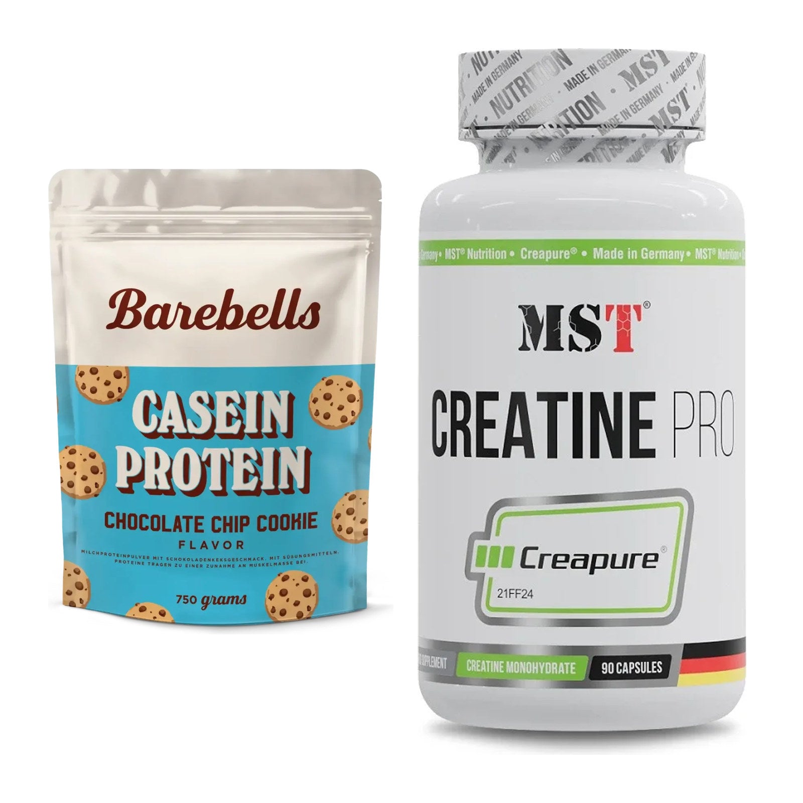 Muskelaufbau-Set: Barebells Casein Protein + MST Creatine Pro CREAPURE – alle enthaltenen Artikel