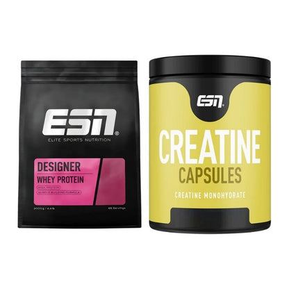 Muskelaufbau-Set: ESN Designer Whey + ESN Ultrapure Creatine – alle enthaltenen Artikel