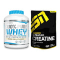 Muskelaufbau-Set: BioTech 100% Pure Whey + ESN Ultrapure Creatine – alle enthaltenen Artikel