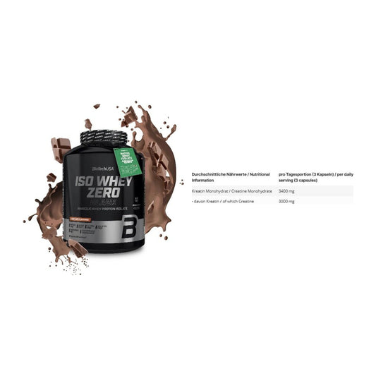 Muskelaufbau-Set: BioTech Iso Whey Zero + INLEAD Creatine – alle enthaltenen Artikel