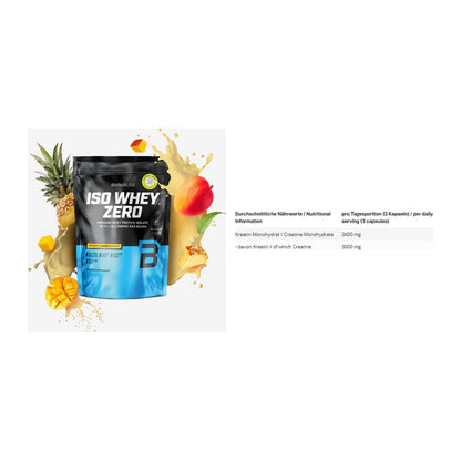 Muskelaufbau-Set: BioTech Iso Whey Zero + INLEAD Creatine Monohydrate – alle enthaltenen Artikel