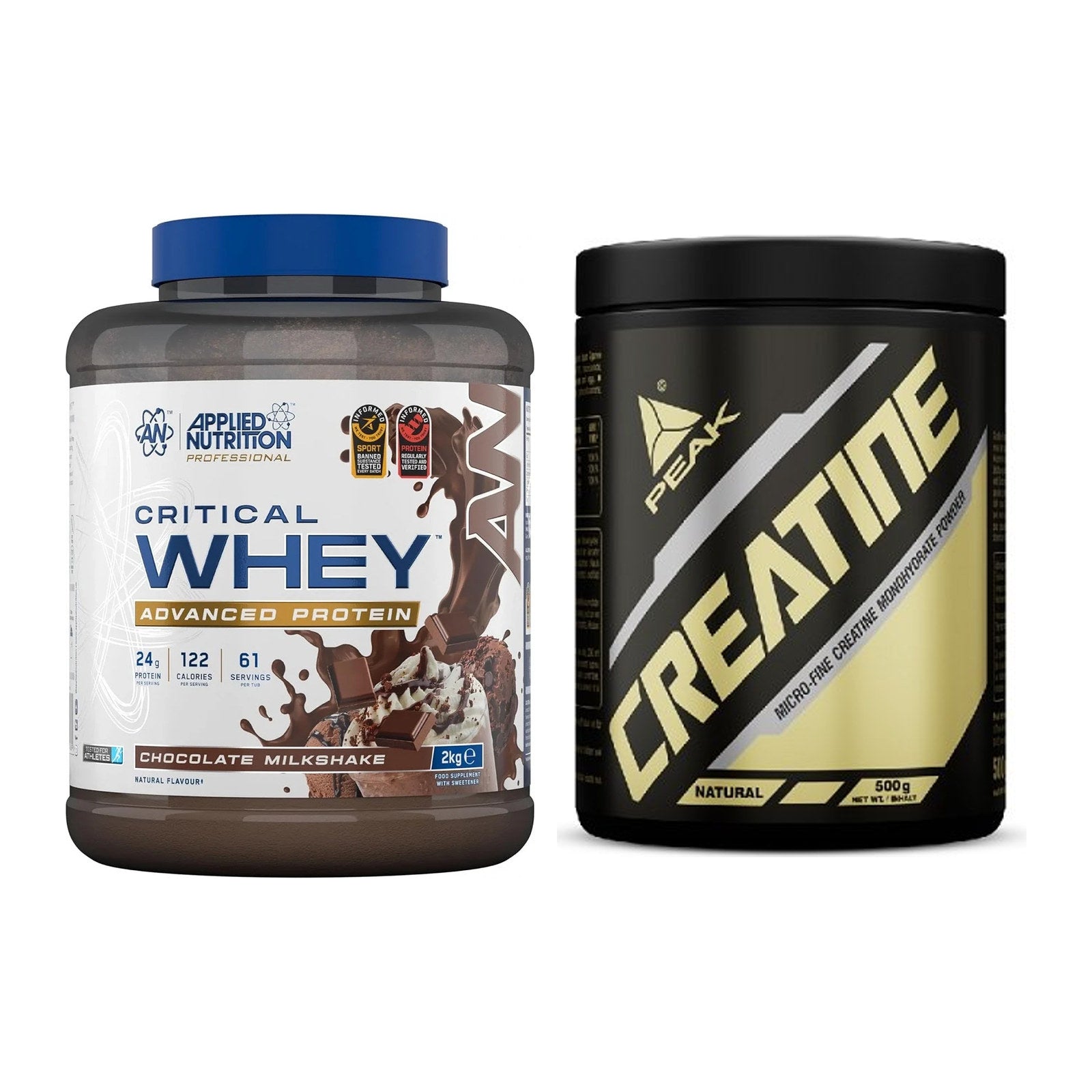 Muskelaufbau-Set: Applied Nutrition + Peak Creatin Powder – alle enthaltenen Artikel