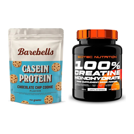 Muskelaufbau-Set: Barebells Casein Protein + Scitec Creatine – alle enthaltenen Artikel