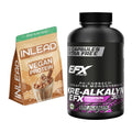 Muskelaufbau-Set: INLEAD Vegan Protein + EFX Kre-Alkalyn 3000 – alle enthaltenen Artikel