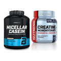 Muskelaufbau-Set: BioTech Micellar Casein + Nutrend Creatine – alle enthaltenen Artikel