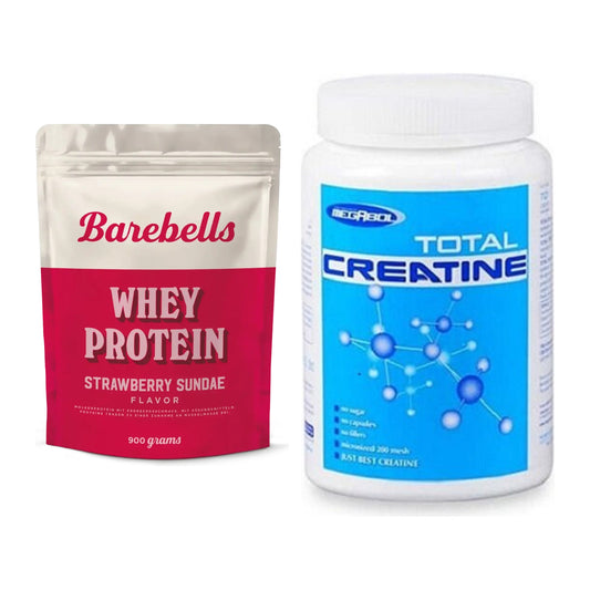 Muskelaufbau-Set: Barebells Whey Protein + Megabol Total Creatine – alle enthaltenen Artikel