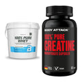 Muskelaufbau-Set: BioTech 100% Pure Whey + Body Attack 100% Pure – alle enthaltenen Artikel