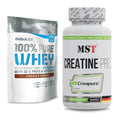 Muskelaufbau-Set: BioTech 100% Pure Whey + MST Creatine Pro CREAPURE – alle enthaltenen Artikel