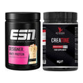 Muskelaufbau-Set: ESN Designer Whey + #GYMJUICE Creatine Monohydrate – alle enthaltenen Artikel