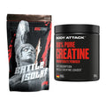 Muskelaufbau-Set: Big Zone Battle Isolate + Body Attack 100% Pure – alle enthaltenen Artikel