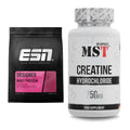 Muskelaufbau-Set: ESN Designer Whey + MST Creatin HCL – alle enthaltenen Artikel
