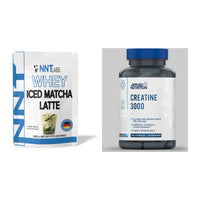 Muskelaufbau-Set: NNT Whey ICED MATCHA + Applied Nutrition