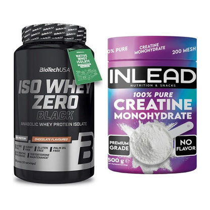 Muskelaufbau-Set: BioTech Iso Whey Zero + INLEAD Creatine – alle enthaltenen Artikel