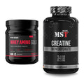Muskelaufbau-Set: Body Attack Whey Amino + MST Creatine Monohydrate – alle enthaltenen Artikel