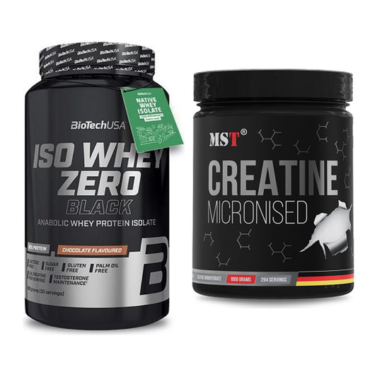 Muskelaufbau-Set: BioTech Iso Whey Zero + MST Creatin Monohydrate – alle enthaltenen Artikel