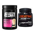 Muskelaufbau-Set: ESN Designer Whey + Olimp Creatine Xplode – alle enthaltenen Artikel
