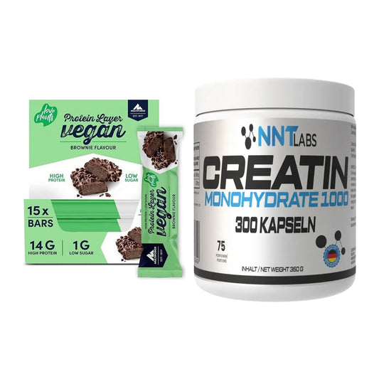 Muskelaufbau-Set: Multipower Vegan Protein + NNT Creatin 1000 mg – alle enthaltenen Artikel
