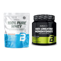 Muskelaufbau-Set: BioTech 100% Pure Whey + BioTech Creatine – alle enthaltenen Artikel
