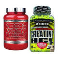 Muskelaufbau-Set: Scitec 100% Whey Professional + Weider Creatin HCL – alle enthaltenen Artikel