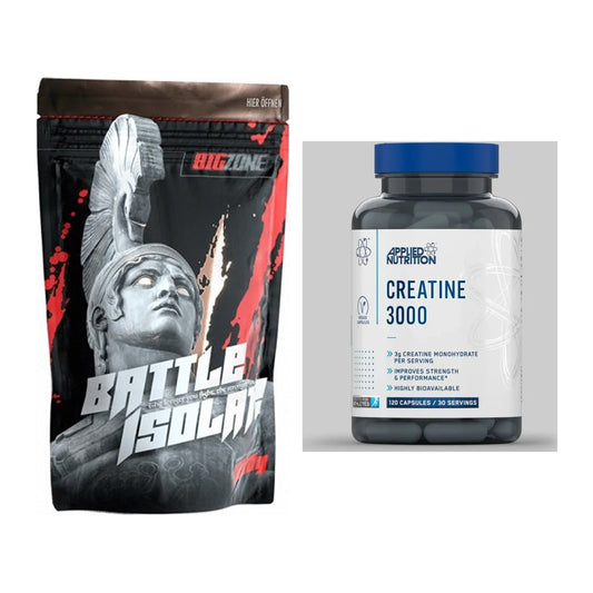 Muskelaufbau-Set: Big Zone Battle Isolate + Applied Nutrition – alle enthaltenen Artikel