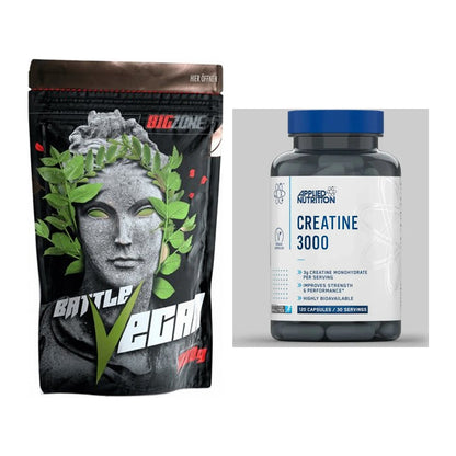 Muskelaufbau-Set: Big Zone Battle Vegan + Applied Nutrition – alle enthaltenen Artikel