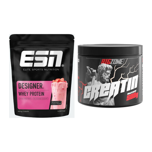 Muskelaufbau-Set: ESN Designer Whey 420g + Big Zone Creatin – alle enthaltenen Artikel