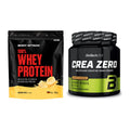 Muskelaufbau-Set: Body Attack 100% Whey Protein + BioTech Crea Zero – alle enthaltenen Artikel