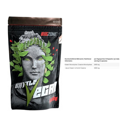 Muskelaufbau-Set: Big Zone Battle Vegan + INLEAD Creatine Monohydrate – alle enthaltenen Artikel