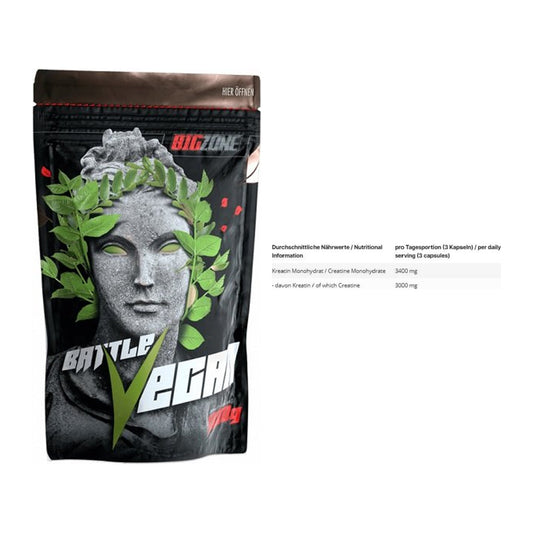 Muskelaufbau-Set: Big Zone Battle Vegan + INLEAD Creatine Monohydrate – alle enthaltenen Artikel