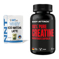 Muskelaufbau-Set: NNT Whey ICED MATCHA + Body Attack 100% Pure – alle enthaltenen Artikel