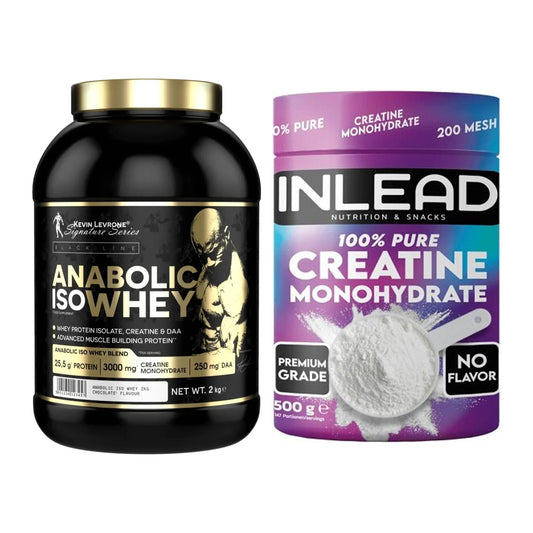 Muskelaufbau-Set: Kevin Levrone Anabolic + INLEAD Creatine – alle enthaltenen Artikel