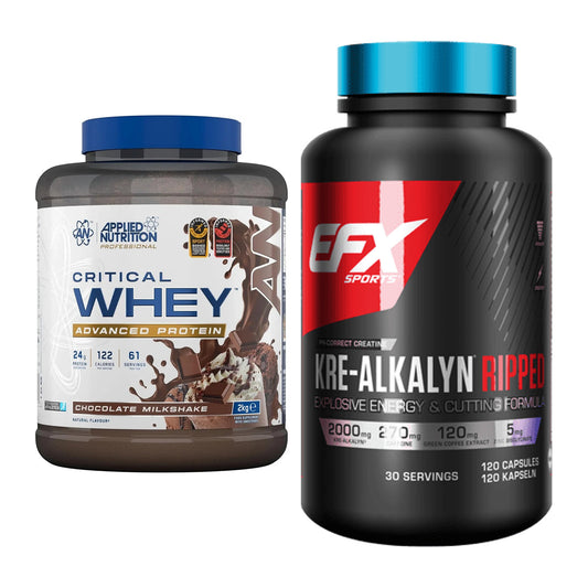 Muskelaufbau-Set: Applied Nutrition + EFX Kre-Alkalyn Ripped – alle enthaltenen Artikel