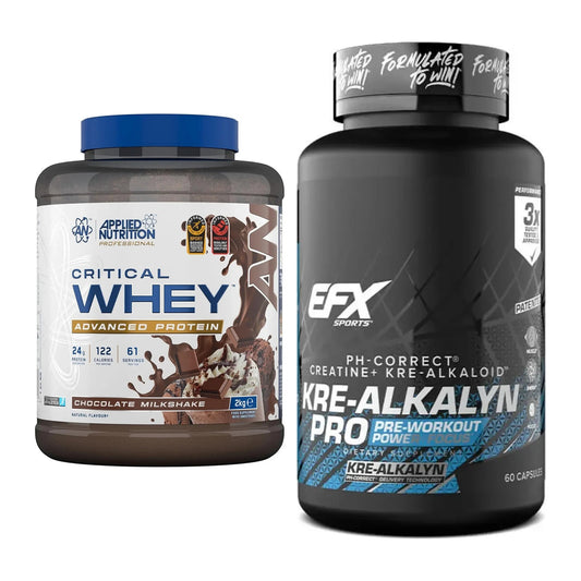 Muscle Building Set: Applied Nutrition + EFX Kre-Alkalyn PRO - all items included