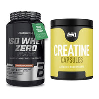 Muskelaufbau-Set: BioTech Iso Whey Zero Black + ESN Ultrapure Creatine