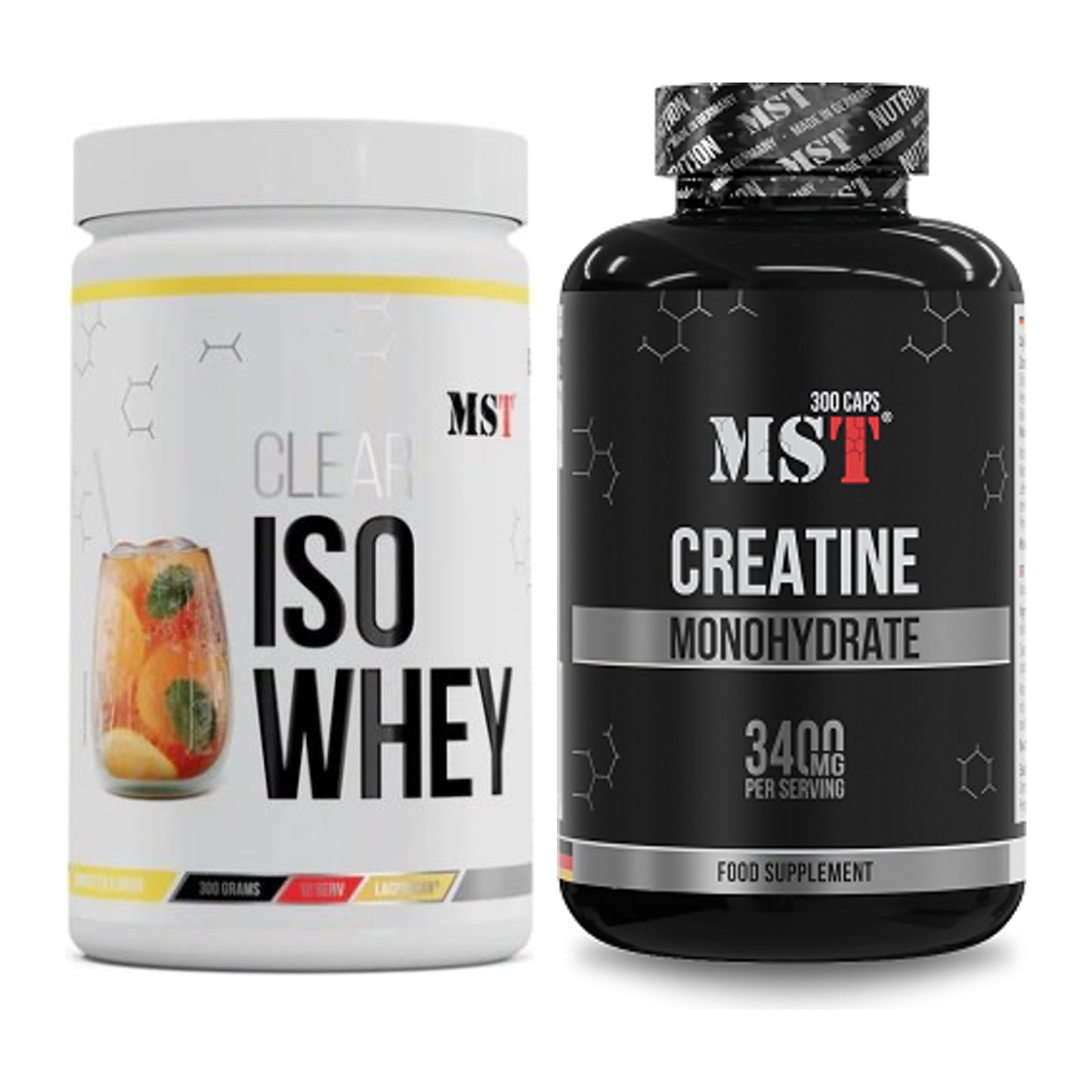 Muskelaufbau-Set: MST Iso Clear + MST Creatine Monohydrate – alle enthaltenen Artikel