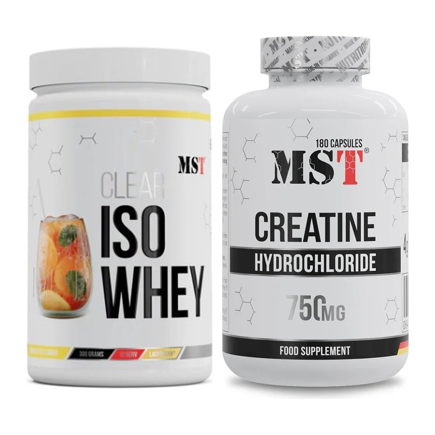 Muskelaufbau-Set: MST Iso Clear + MST Creatine HCL – alle enthaltenen Artikel